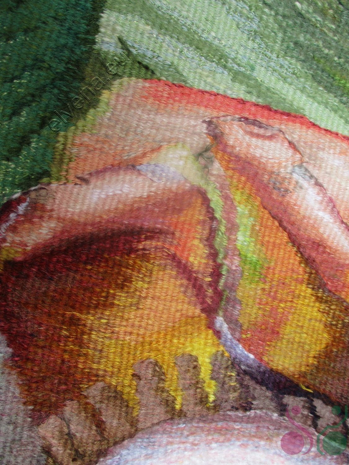 Artistical Gobelin "Flower of a banana plant" 54 x 69 cm