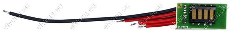 Contact board FRXv6 (THT) for M5070A replacement battery for FRX AED. Electronic module