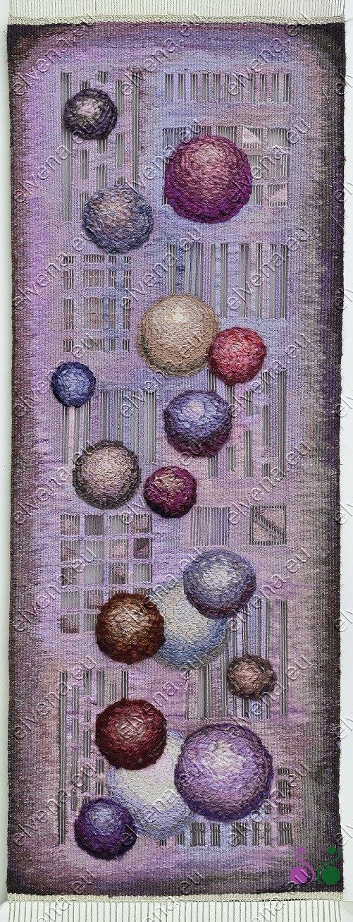 Artistical Gobelin "Convex Balls" 41 x 107 cm