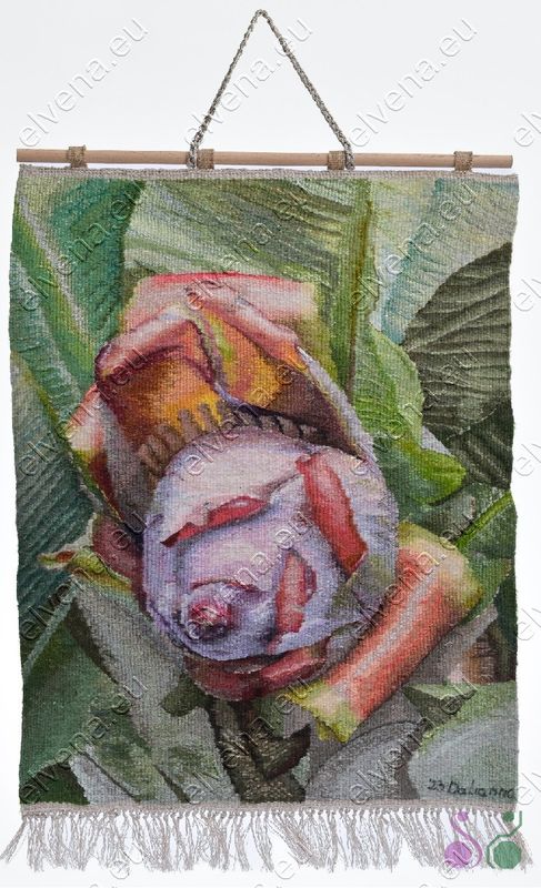 Artistical Gobelin "Flower of a banana plant" 54 x 69 cm