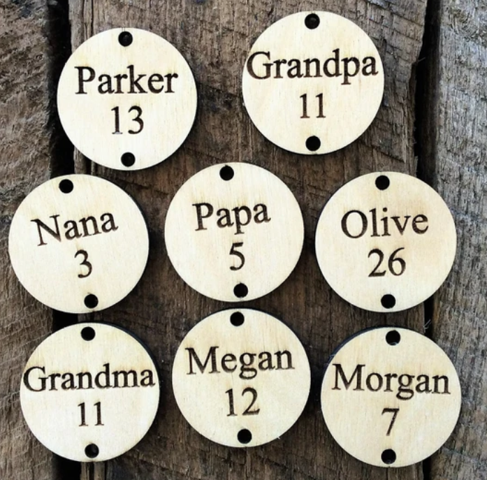 Additional Celebration Calendar Engraved Birthday Markers