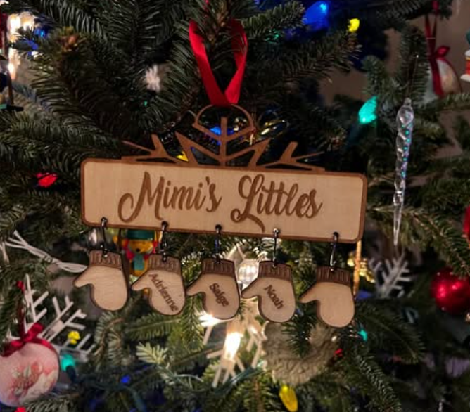 Customized Kids/Grandkids Namesake Ornaments