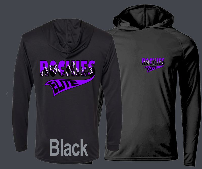 Rockies Elite Performance Long Sleeve Hooded Shirt