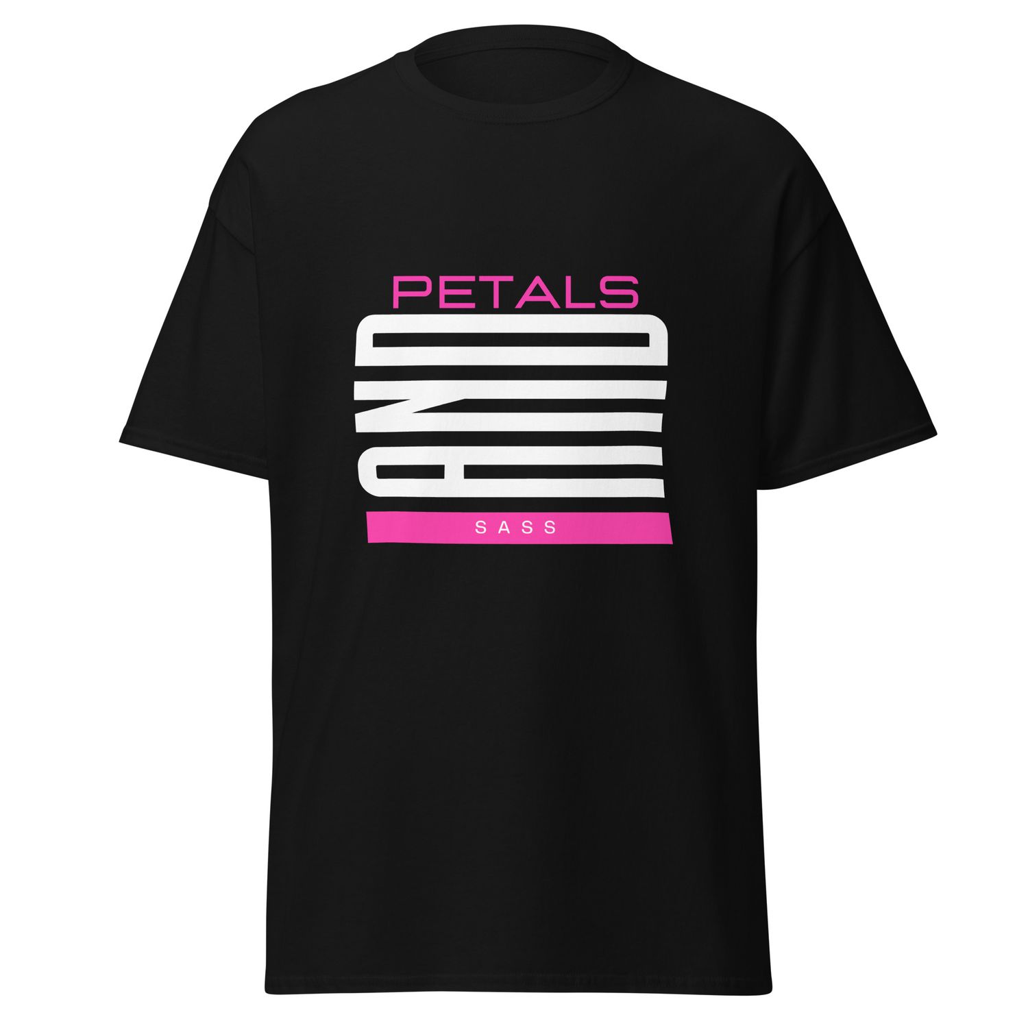 Stylish unisex tee with floral design, perfect for young adults. Petals &amp; Sass, NYC fashion.