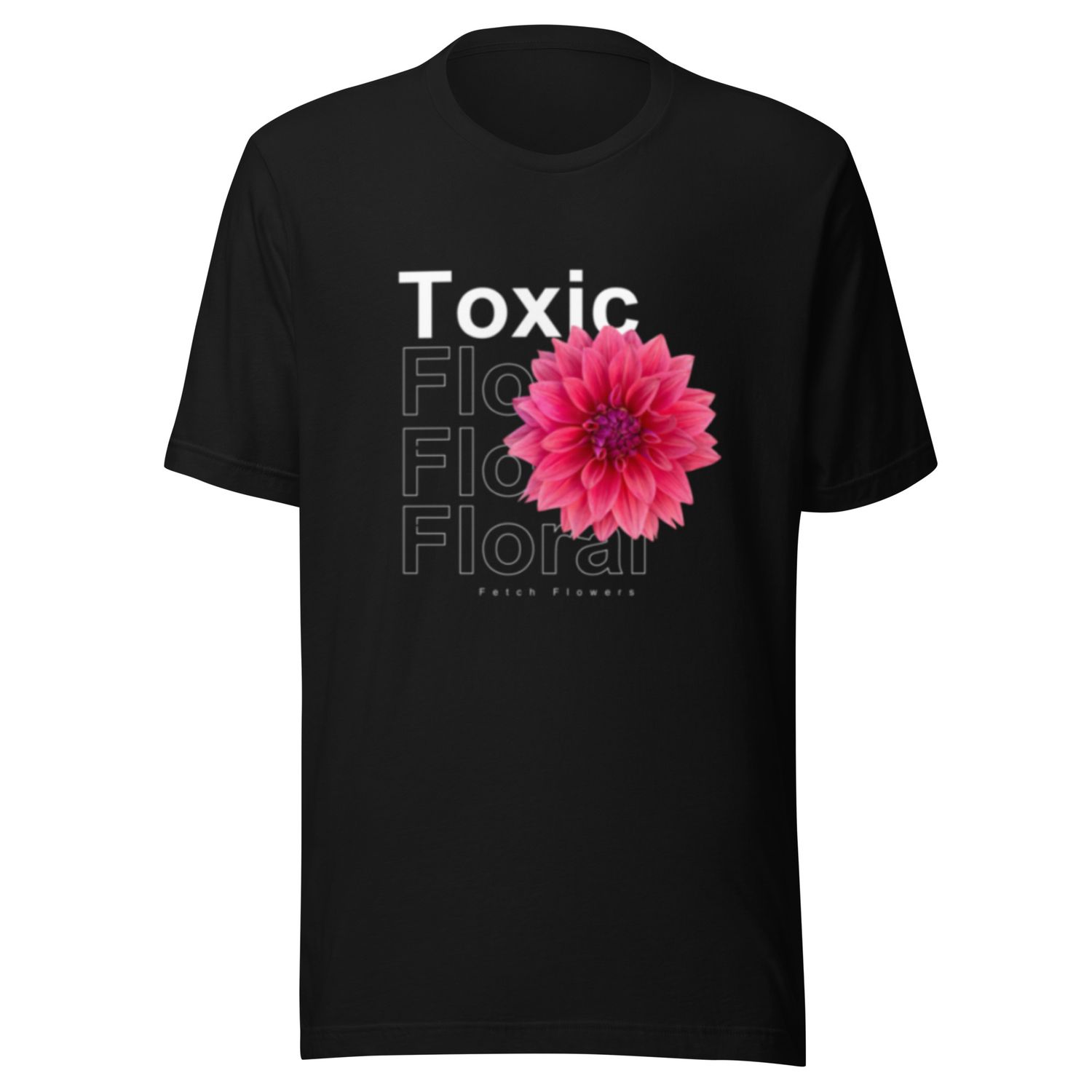 Toxic Floral Unisex t-shirt