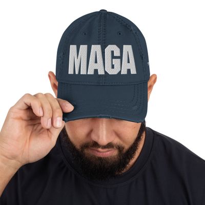 Trump Navy M.A.G.A hat