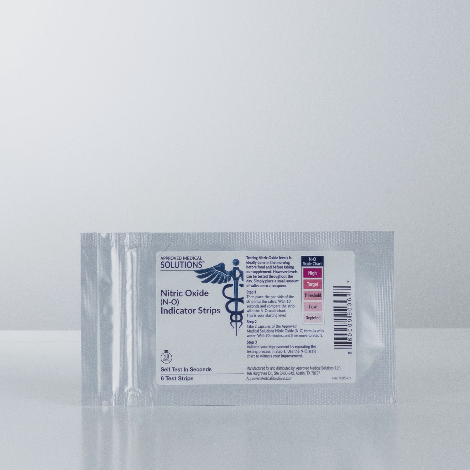Nitric Oxide Indicator Strips 6ct
