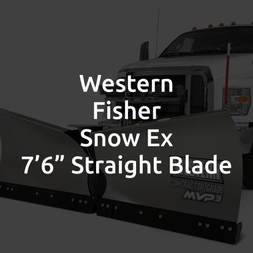 Western / Fisher / Snow Ex -7&#39;6&quot;   Straight Blade