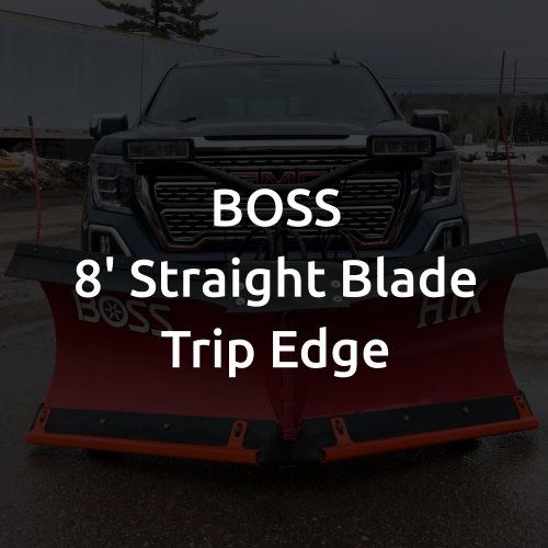 BOSS 8' Straight Blade - Trip Edge Standard