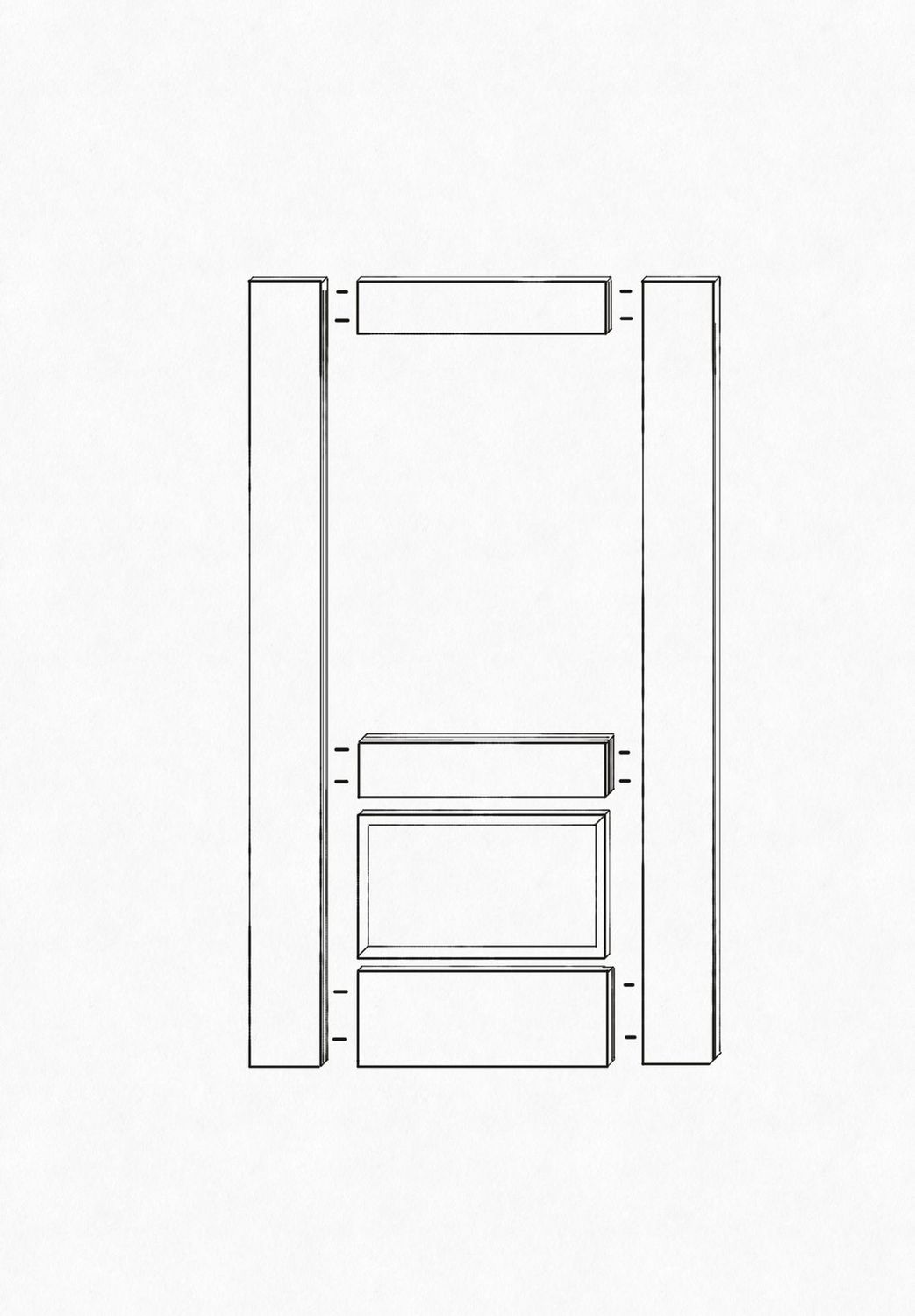 Door Kit  (3/4 Light)