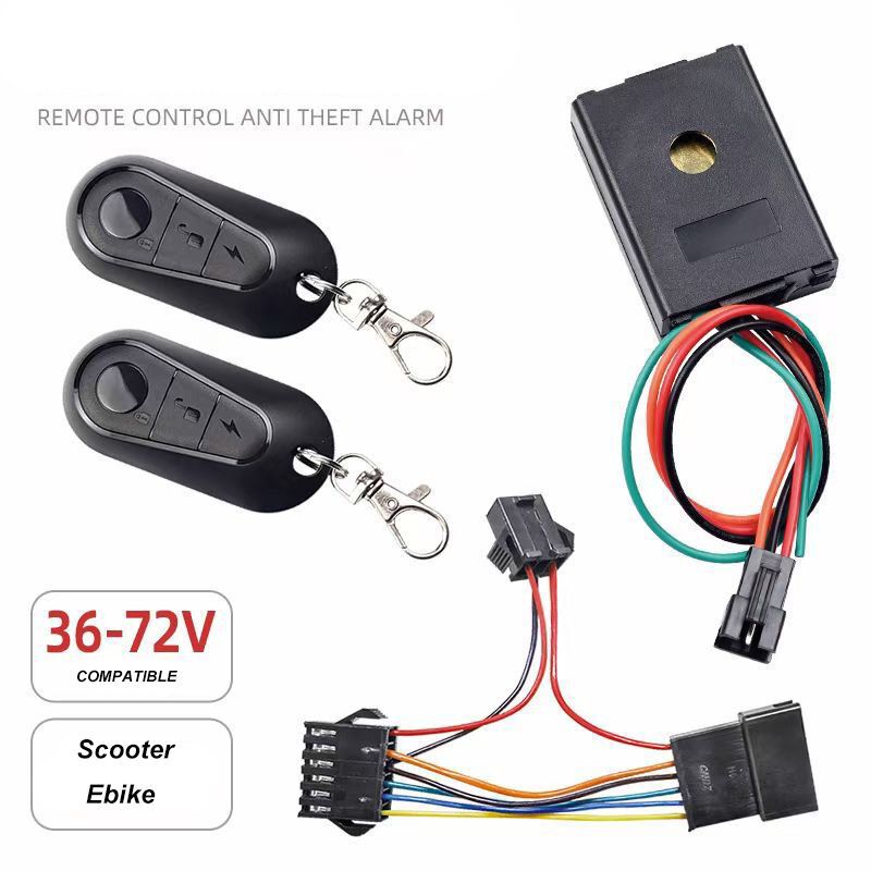 Einbau Alarmsystem für E Scooter und Elektroroller mit Wegfahrsperre