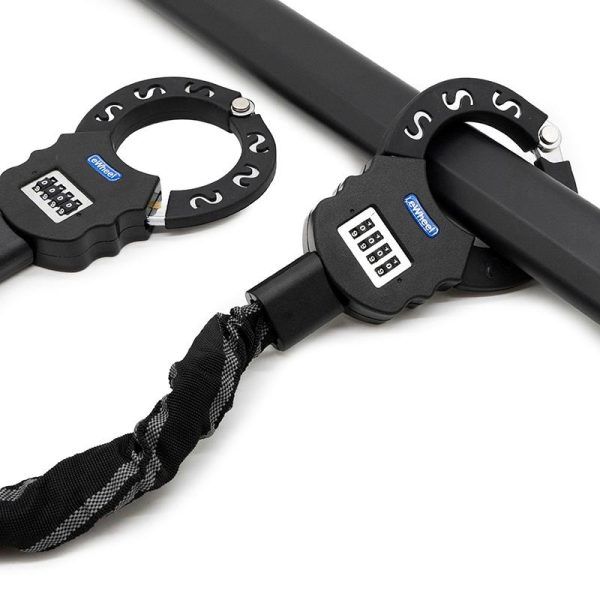 E Scooter Handschellenschloss – 50cm Stahlkette mit Schlüssel oder Code