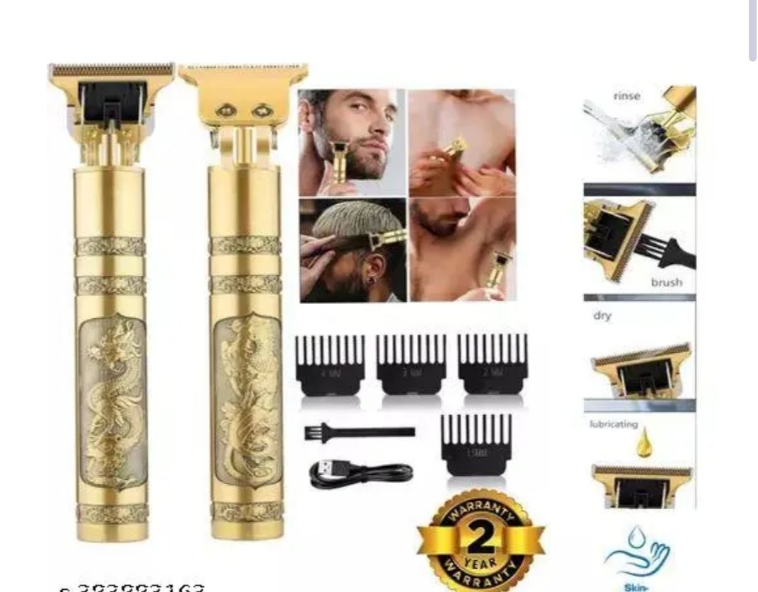 T9 Rechargeable Professional Hair Trimmer For Men With Usb Support Charging