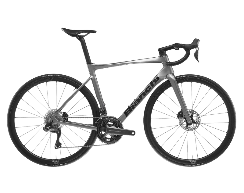 2024 Bianchi SPECIALISSIMA COMP,  Ultegra Di2 12-speed,  Size 55, Grey/Black