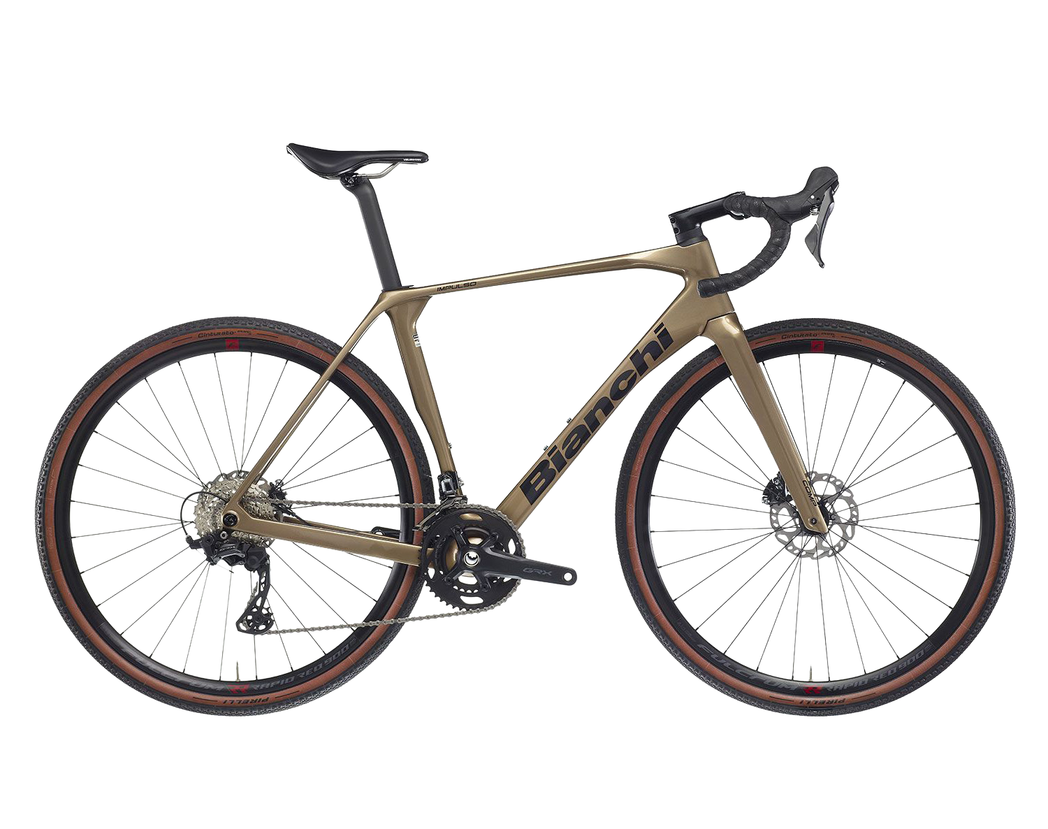 2024 Bianchi IMPULSO COMP,  GRX 610, 2x12-speed,  Gold, Size, Large