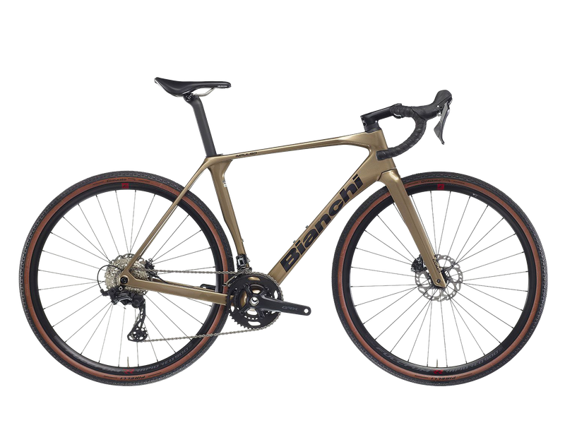 2024 Bianchi IMPULSO COMP,  GRX 610, 2x12-speed, Size Large, Gold