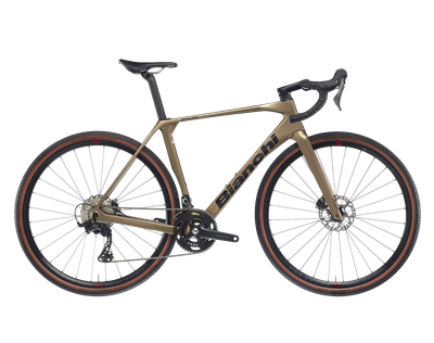 2024 Bianchi IMPULSO COMP,  GRX 610, 2x12-speed,  Gold, Size, Large