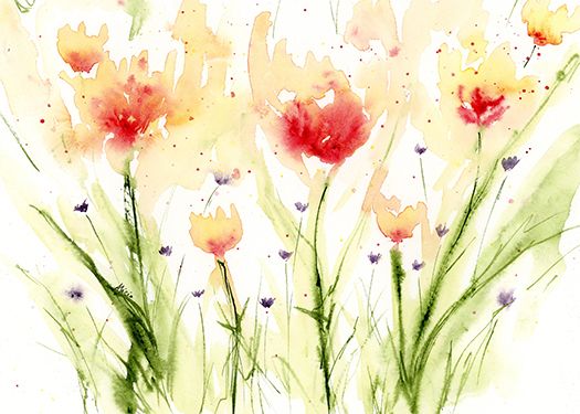 Ablaze Greeting Card