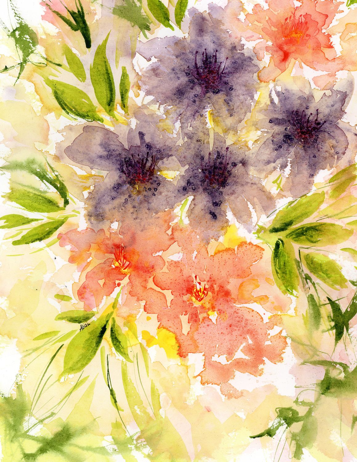 Oh Look, More Flowers Greeting Card