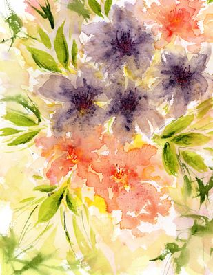 Oh Look, More Flowers Greeting Card