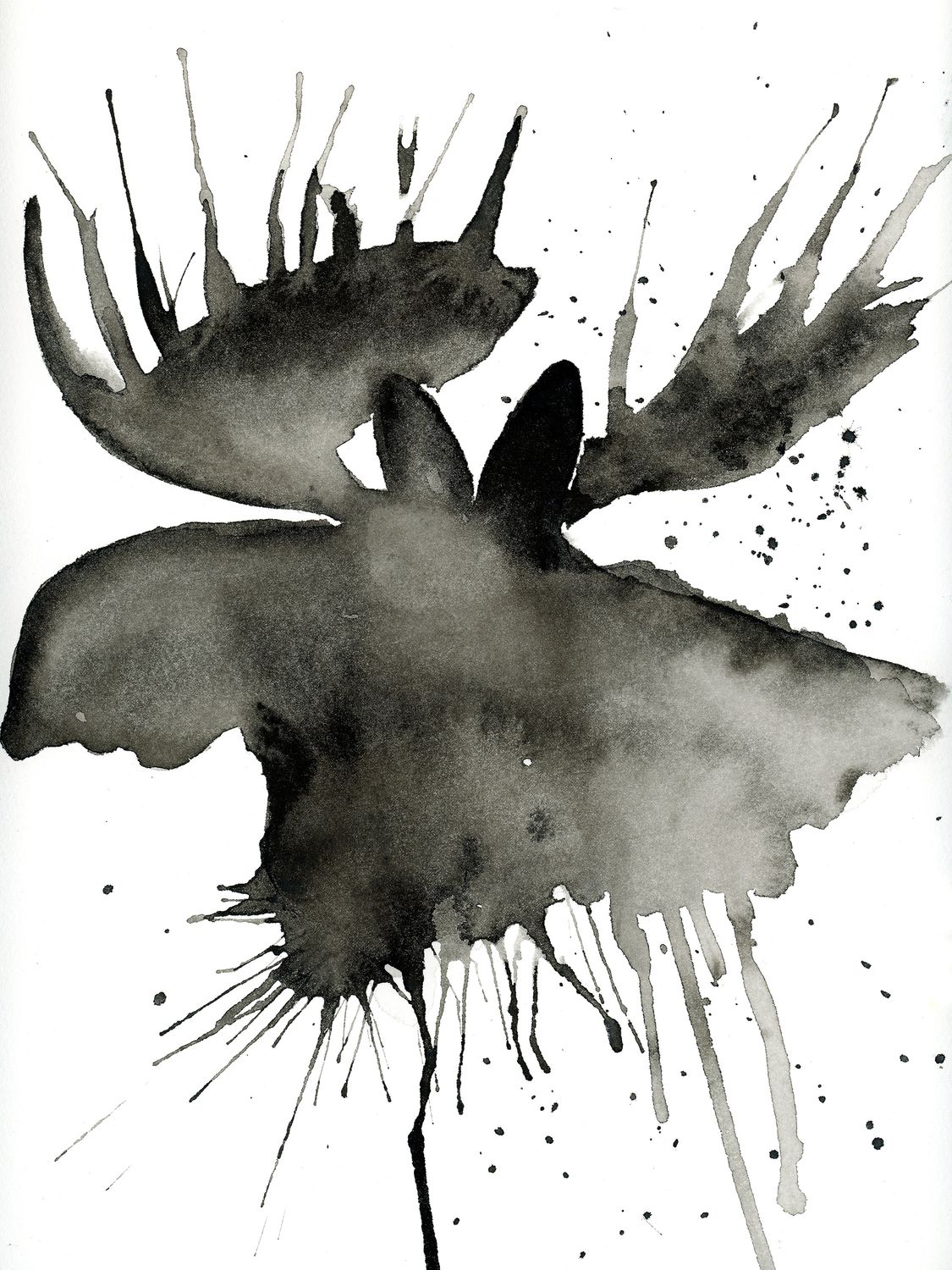 Moose Greeting Card