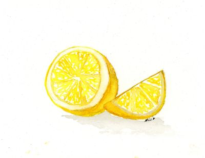 Lemon Greeting Card