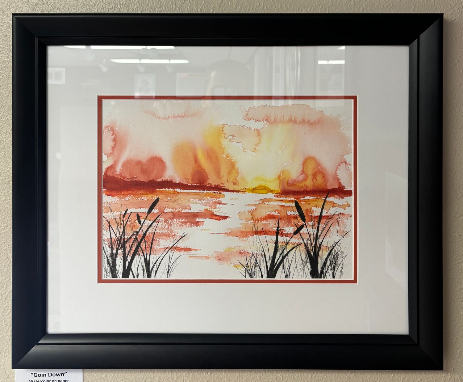 Goin Down Framed Original