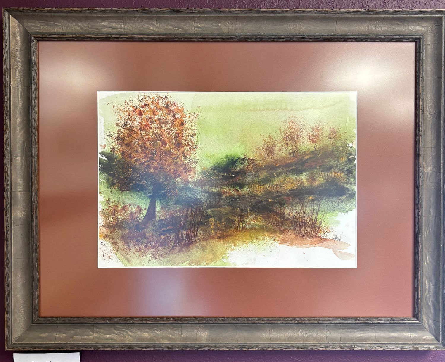 Are There Mushrooms Here? Framed Original