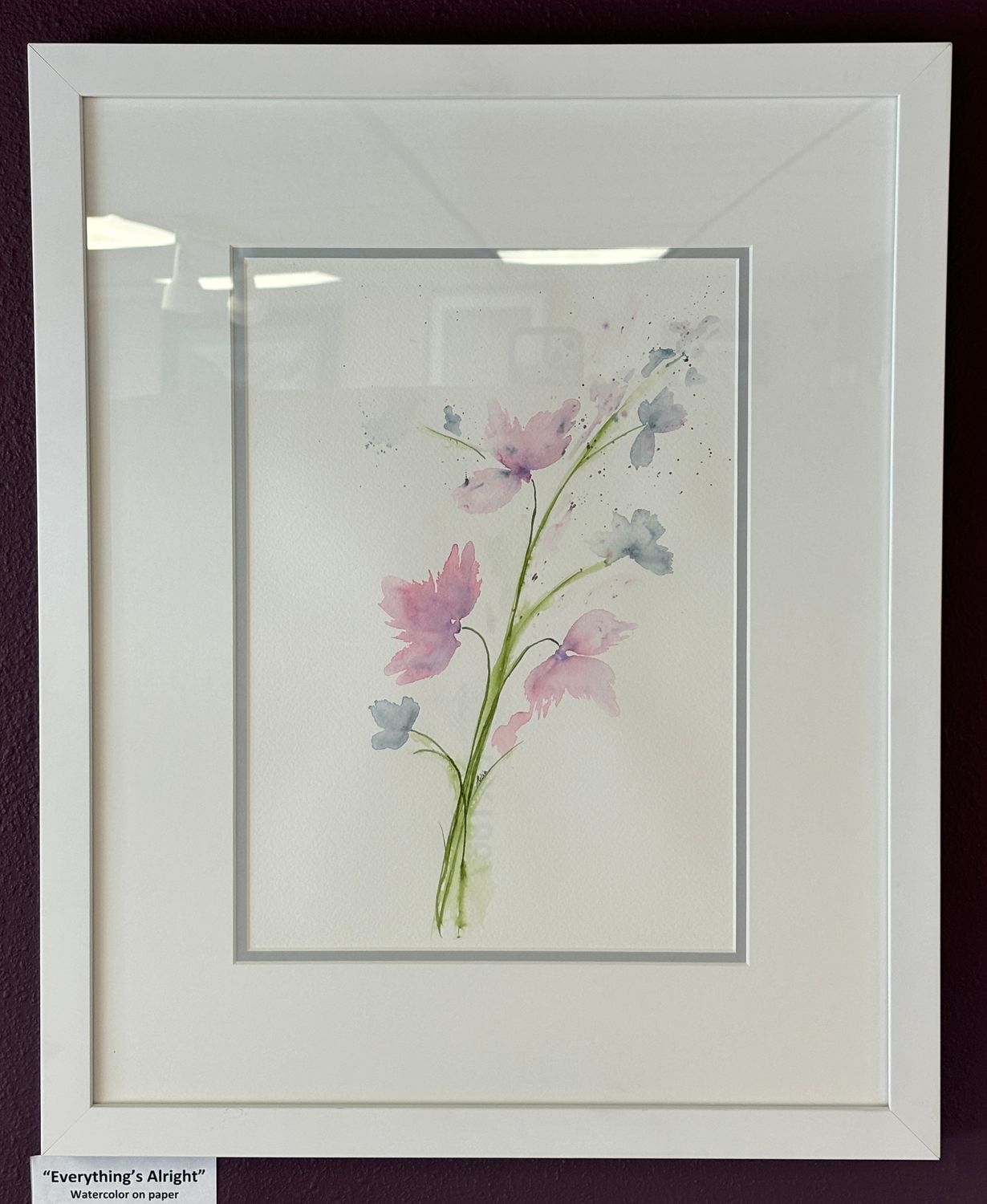 Everything&#39;s Alright Framed Original