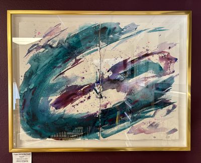 Take Me to The Food Court Framed Original