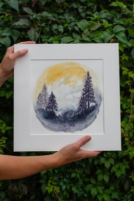 &quot;Hear them Buzzin&#39;&quot; Matted Original