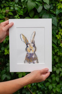 &quot;Livin&#39; In The Shed&quot; Matted Original