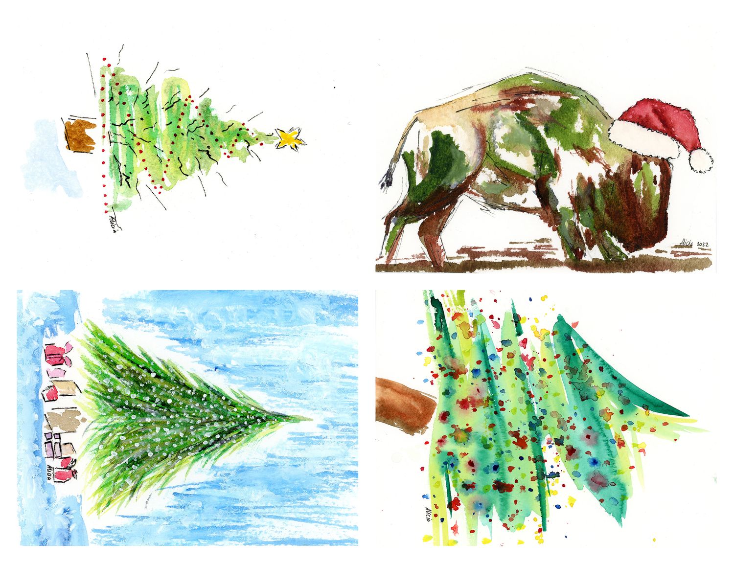 Christmas Greeting Card Pack 1