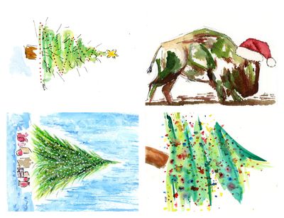 Christmas Greeting Card Pack 1