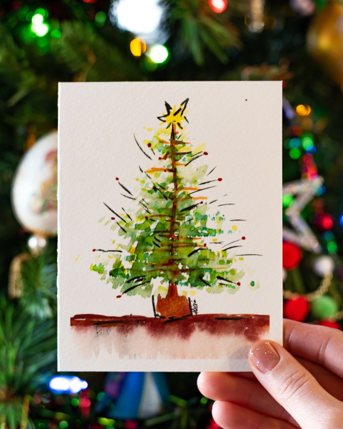 Christmas Tree #1 Greeting Card