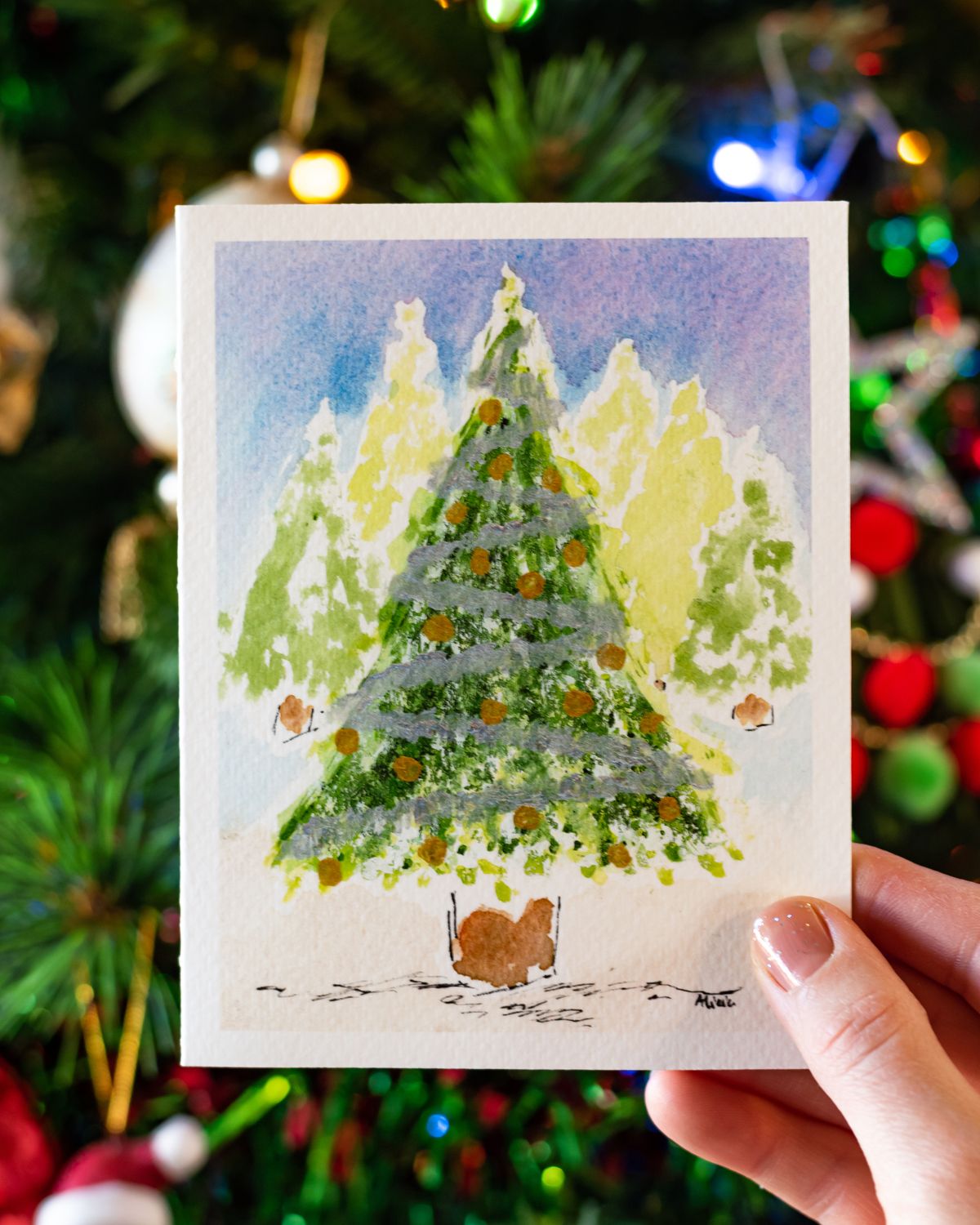 Christmas Tree #3 Greeting Card