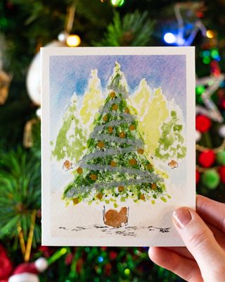 Christmas Tree #3 Greeting Card