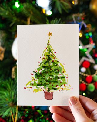 Christmas Tree #4 Greeting Card