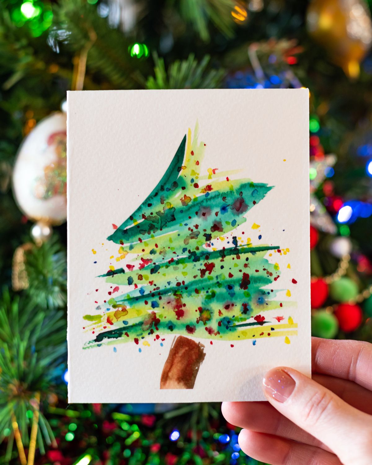 Christmas Tree #2 Greeting Card