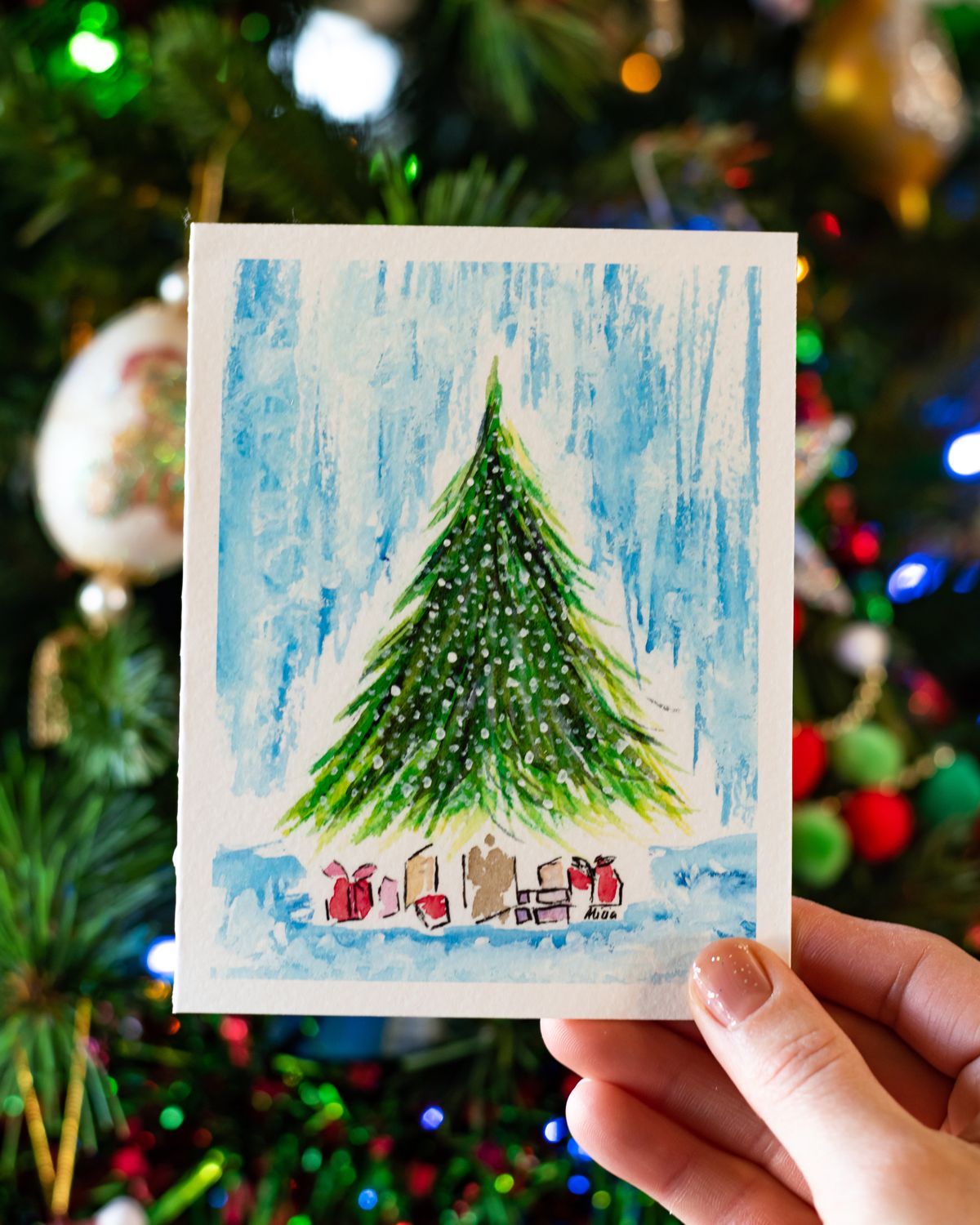 Christmas Tree #5 Greeting Card