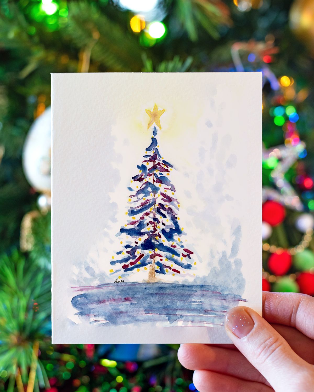 Christmas Tree #9 Greeting Card