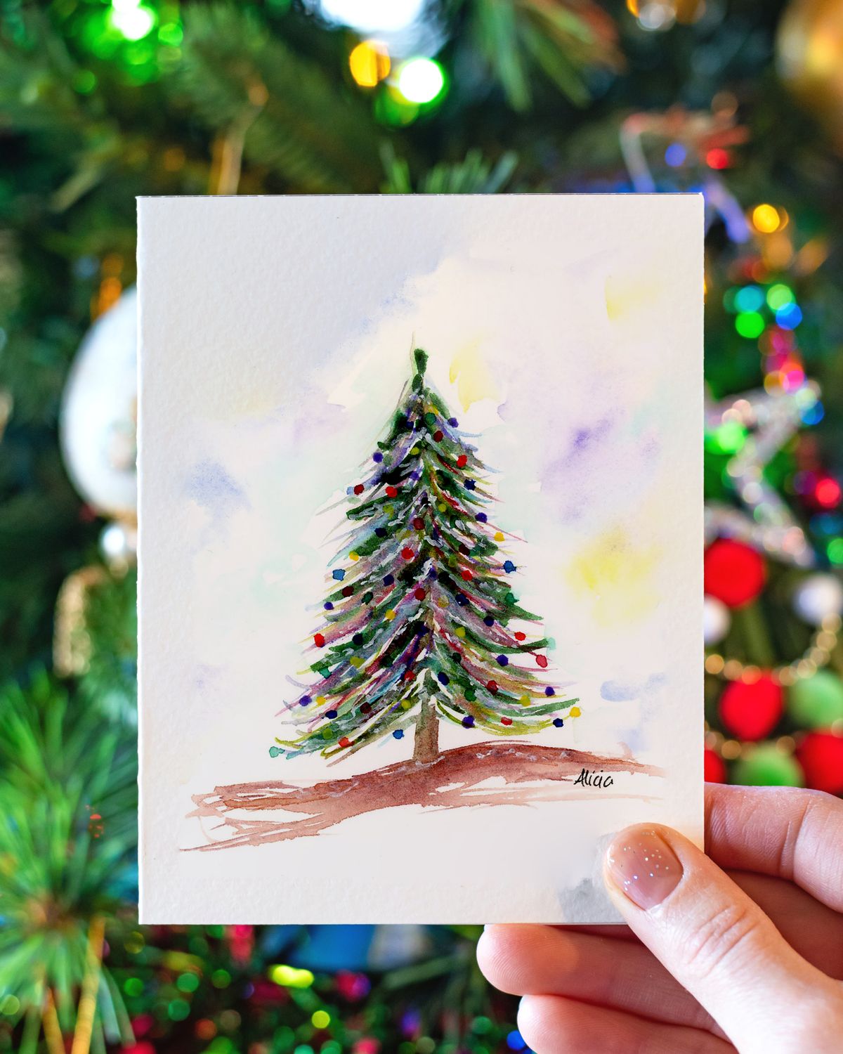 Christmas Tree #10 Greeting Card