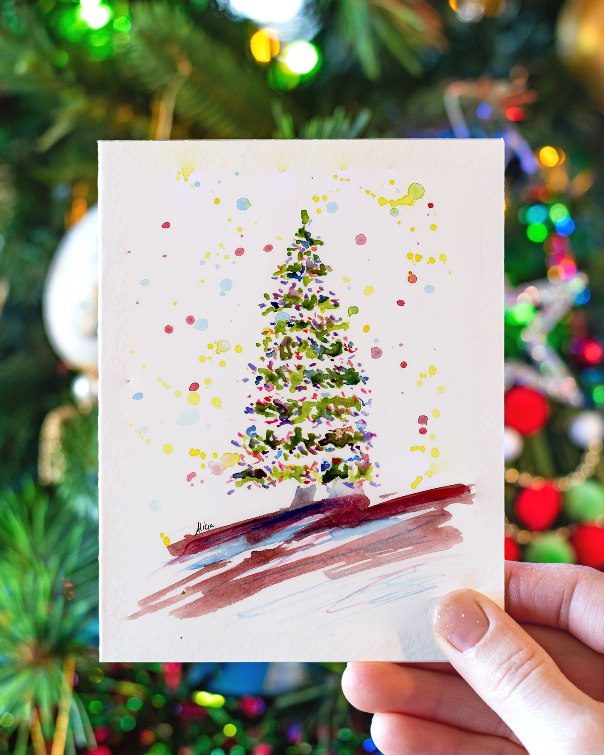 Christmas Tree #11 Greeting Card