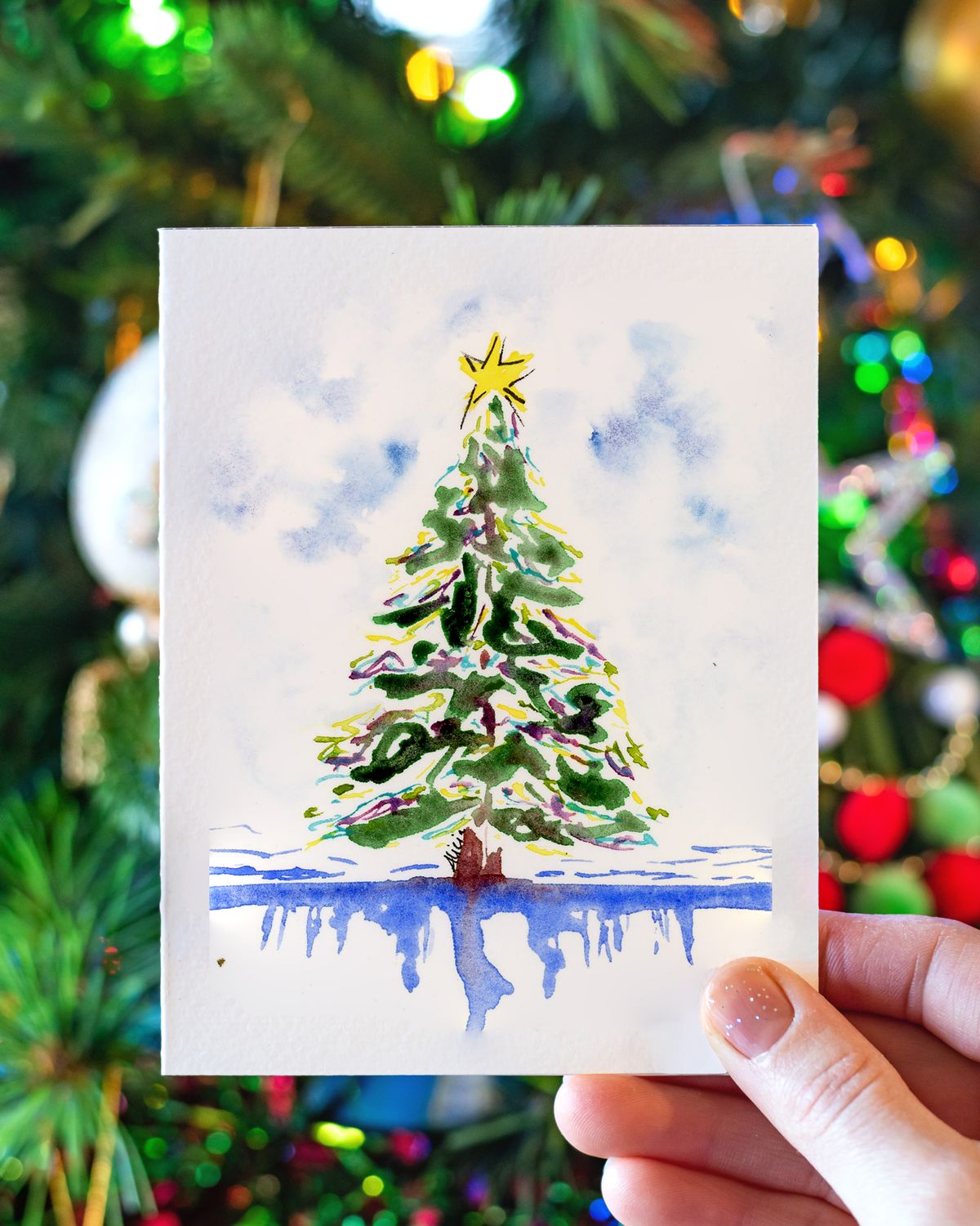 Christmas Tree #12 Greeting Card