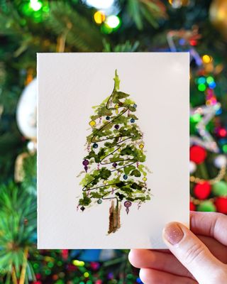 Christmas Tree #15 Greeting Card