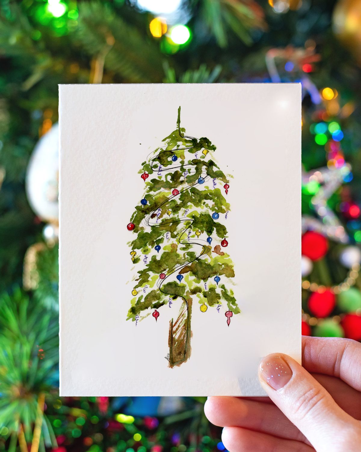 Christmas Tree #14 Greeting Card