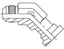 SAE FLANGE ADAPTORS 45 DEGREE