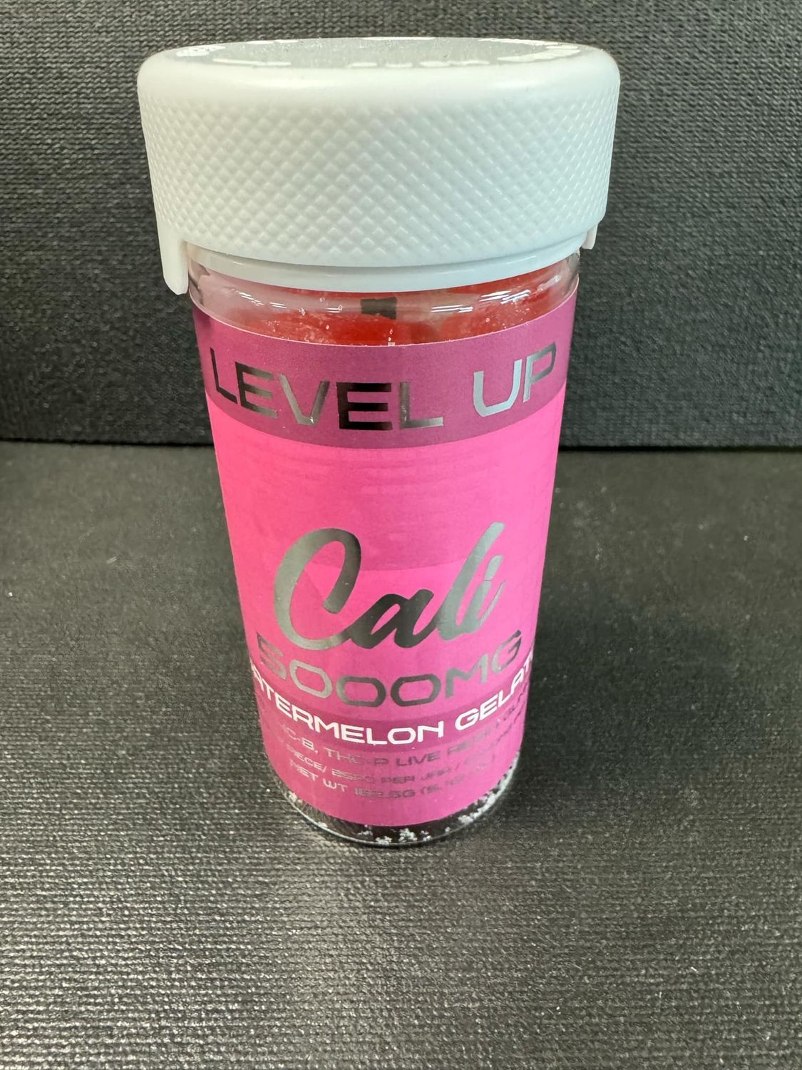 Cali Level-Up Gummies 5000MG, Gummy Flavor: Watermelon Gelato