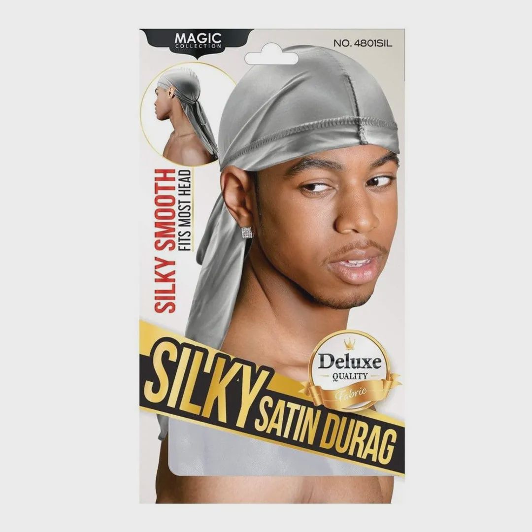 Silky Satin Durag #Gray XL