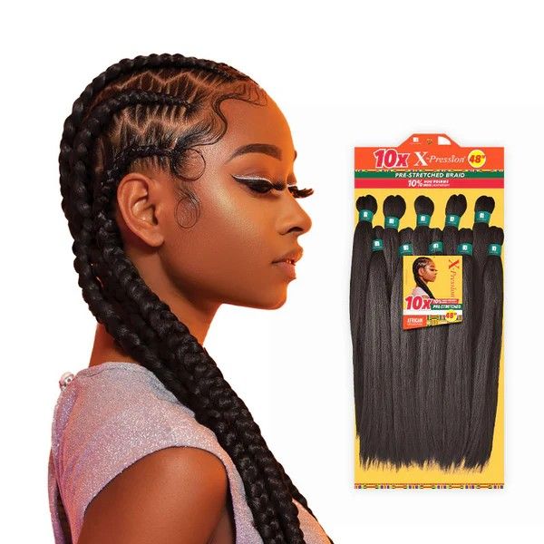 10x X-Pression Pre Stretched Braid 48&quot; #1